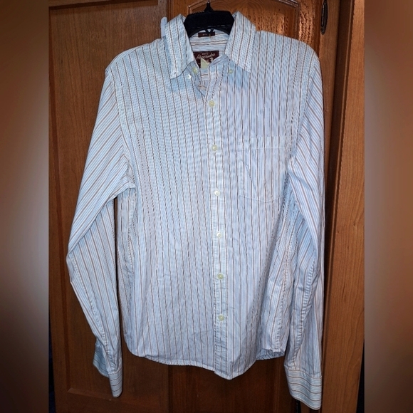 Abercrombie & Fitch Tops - An Abercrombie men's long sleeve striped button-down shirt in a size XL.